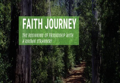 Road indicating faith Journey